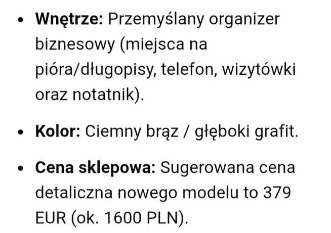 Skórzana aktówka konferencja