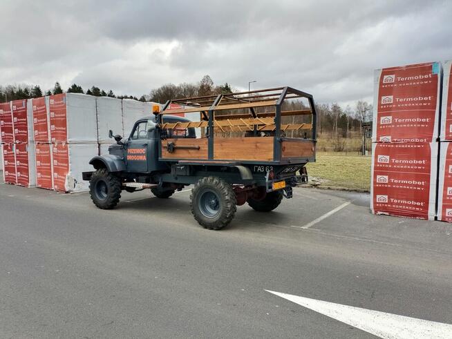 GAZ 63 1961r zabytek zabytkowy 4x4 4wd maz kraz zamiana dodg