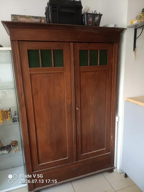 Komoda-bieliźniarka retro orginalna lite drewno