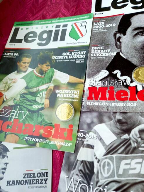 Kolekcja Gwiazdy Legii 2018r. medal + zeszyt (od nr 1 do n
