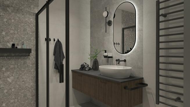 Dwupoziomowy penthouse z trzema tarasami, Jagodno