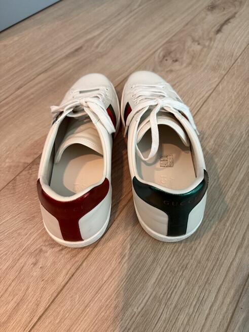 Gucci białe sneakersy skórzane, rozmiar 36