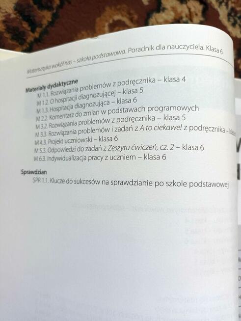 Matematyka wokół nas poradnik dla nauczyciela 4-6 segregator
