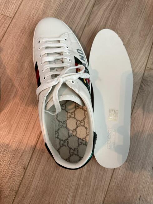 Gucci białe sneakersy skórzane, rozmiar 36
