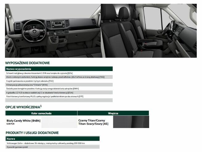 Volkswagen Crafter 35 L3H3 ,2.0 TDI 140 KM