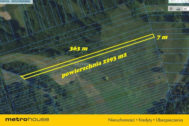 Aż 2,4ha łąk i lasów okolice Zalewu Zegrzyńskiego