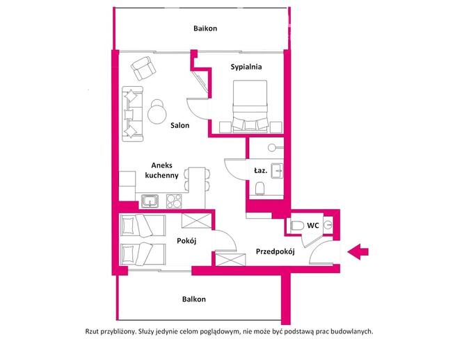 Piękny Apartament z tarasem i widokiem na morze.