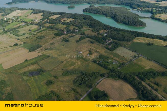 Działka JEZIORO KOMORZE z projektem-udział w plaży
