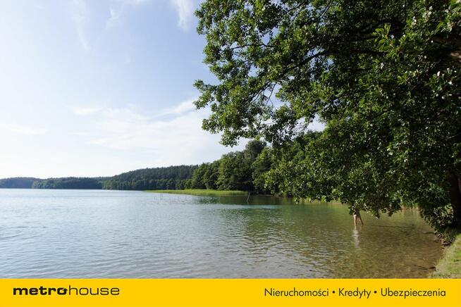 Działka JEZIORO KOMORZE z projektem-udział w plaży