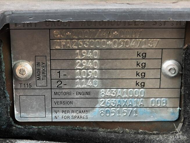Fiat Doblo 95km HAK klima CZUJNIKI serwis BEZWYPADEK 2011