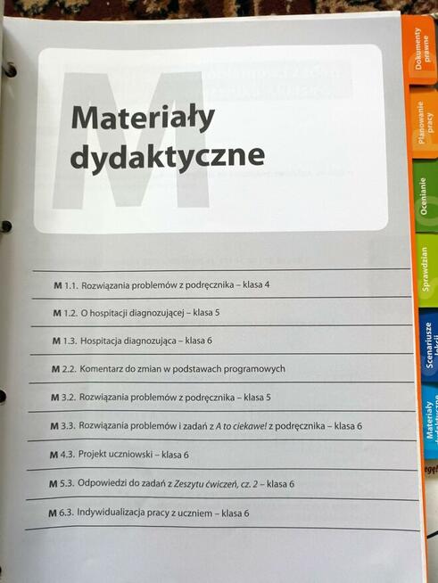 Matematyka wokół nas poradnik dla nauczyciela 4-6 segregator