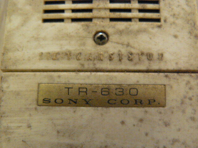 Sony TR630 zabytkowe kieszonkowe radio niesprawne 50 zl