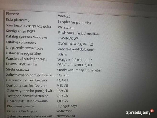 Laptop Dell Latitude 5580, ssd 512,Windows 11 pro.