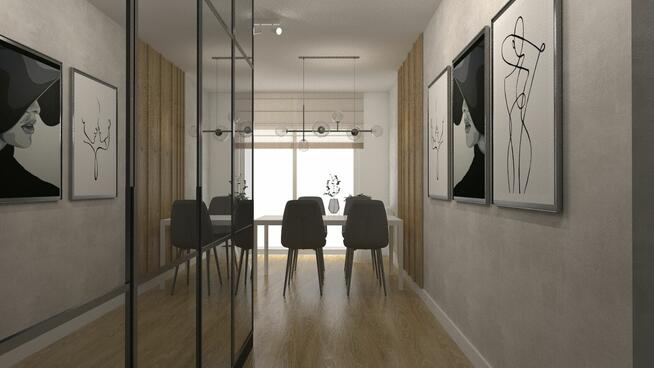 Dwupoziomowy penthouse z trzema tarasami, Jagodno