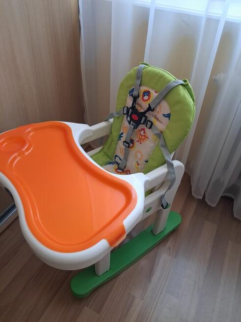 Krzesło dziecięce do karmienia Kinder Price, rozkładane 3w1