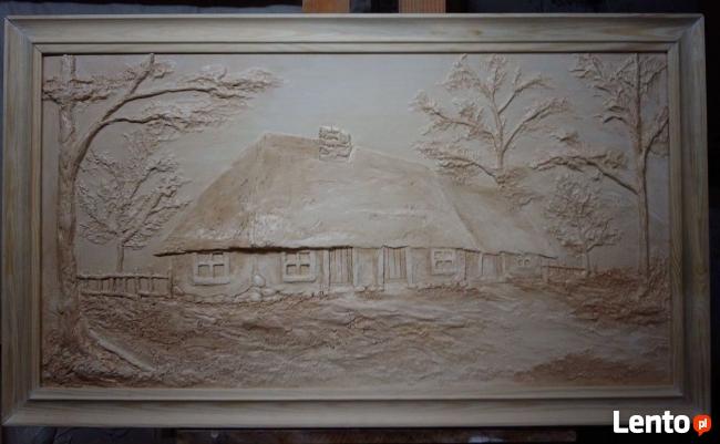 PŁASKORZEŹBY ŚCIENNE