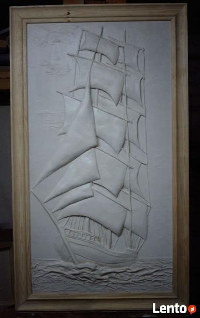 PŁASKORZEŹBY ŚCIENNE