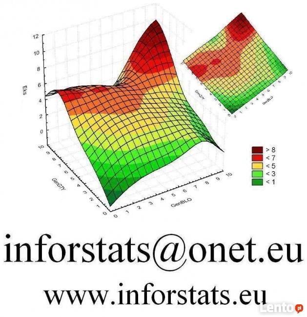 STATYSTYKA - analizy statystyczne danych do prac naukowych