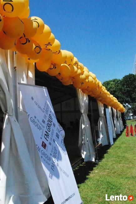 Balony z helem na slub wesele dekoracje balonowe nadruki