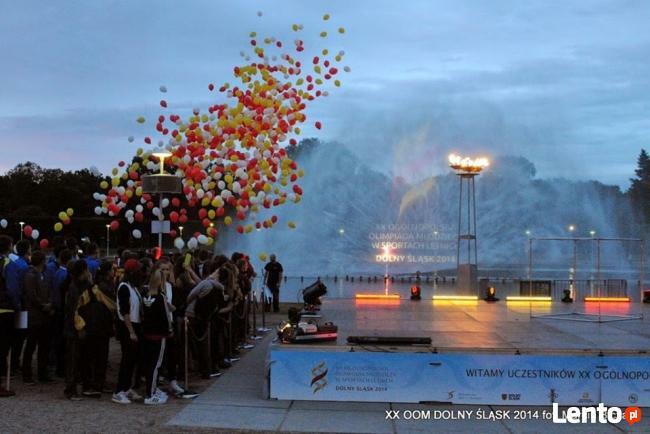 Balony z helem na slub wesele dekoracje balonowe nadruki