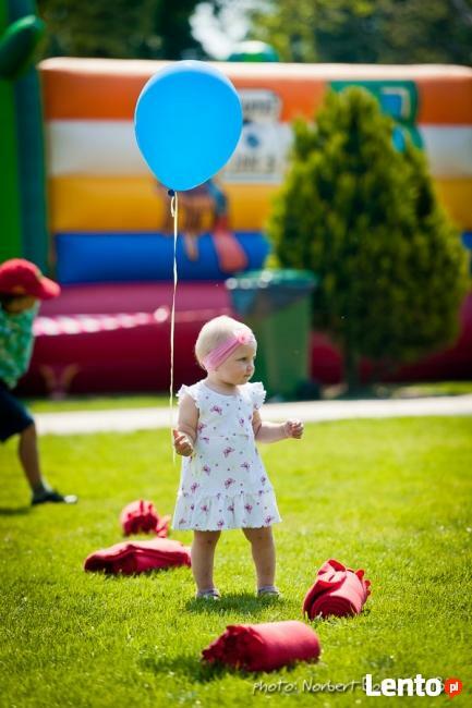 Balony z helem na slub wesele dekoracje balonowe nadruki