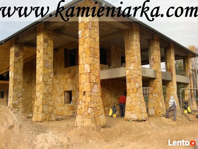 ogrodzenia z kamienia, elewacja z piaskowca,kamieniarstwo