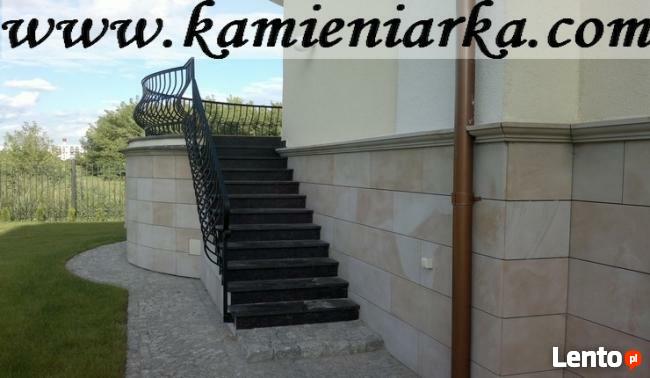 ogrodzenia z kamienia, elewacja z piaskowca,kamieniarstwo