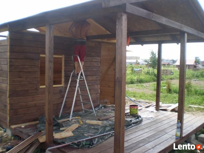 Domki tarasy budowa remonty wszystko z drewna