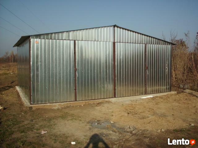 Garaż blaszany garaże blaszan 6x6 dwuspad producent BLACHMAR
