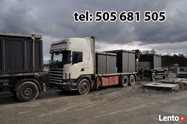 Szamba betonowe Transport i montaż szczelne szambo