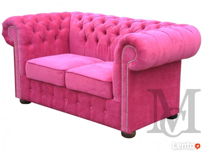 Sofa Classic Chesterfield 2-osobowa plusz PROMOCJA !