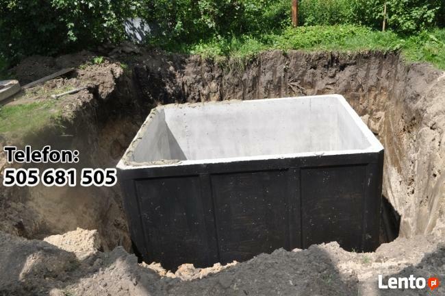 Szamba betonowe Transport i montaż szczelne szambo