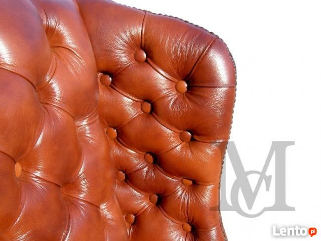 Fotel Chesterfield Lord - 100% naturalna skóra