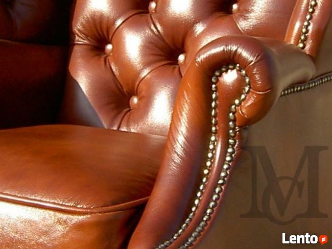 Fotel Chesterfield Lord - 100% naturalna skóra