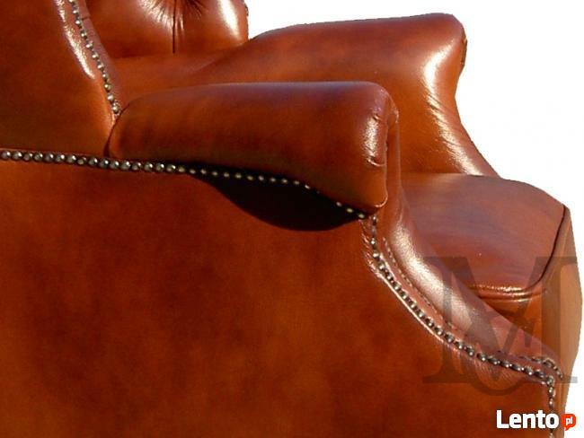 Fotel Chesterfield Lord - 100% naturalna skóra