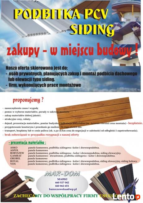 ROYAL - podbitka sidingowa, złoty dąb