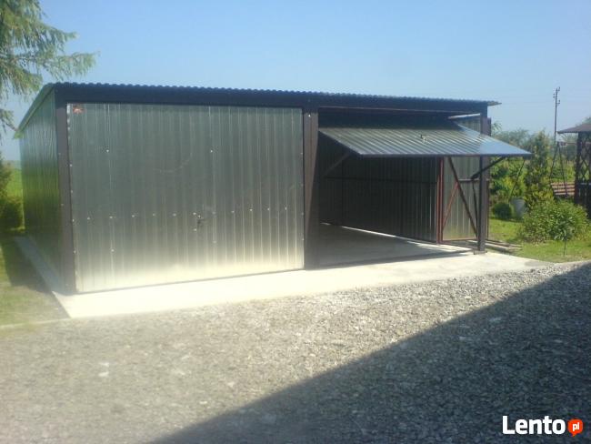 Garaż Blaszany 6x6 Bramy PRODUCENT