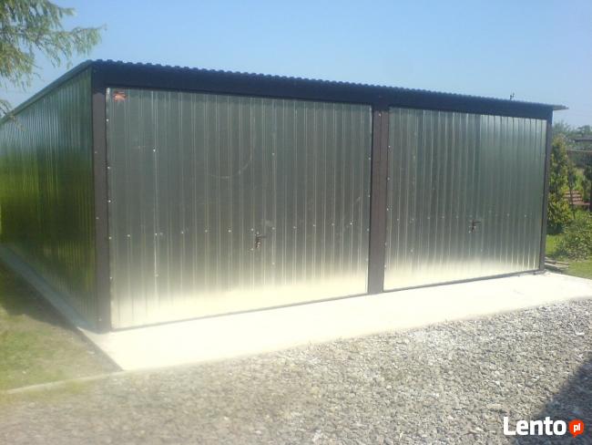 Garaż Blaszany 6x6 Bramy PRODUCENT