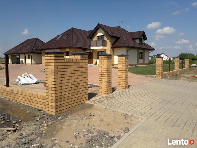OGRODZENIA Z CEGŁY KLINKIEROWEJ ,ROZBIÓRKOWEJ I RĘCZNIE 
