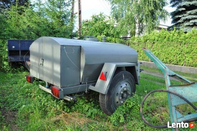 Beczkowóz - przyczepa jednoosiowa 1600l