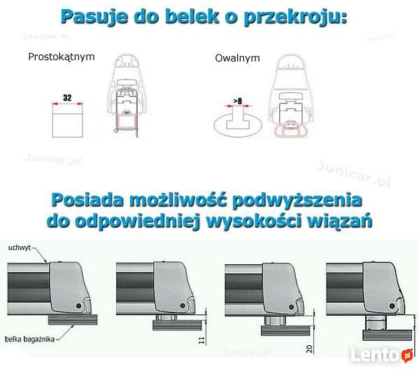 Bagażnik narciarski Uchwyt na narty 4 par nart 2 deski