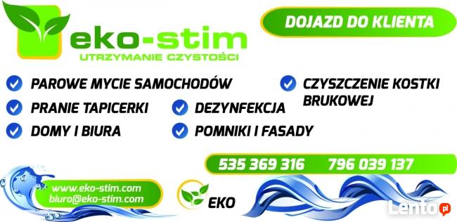 Mycie parowe auta, pranie tapicerki,dywanów,sof. EKO-STIM