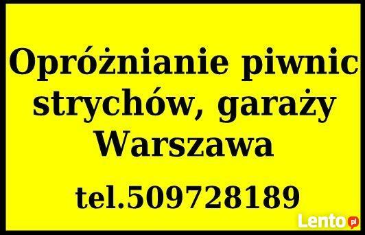 Likwidacja Mieszkan Opróżnianie piwnic, strychów, garaży.