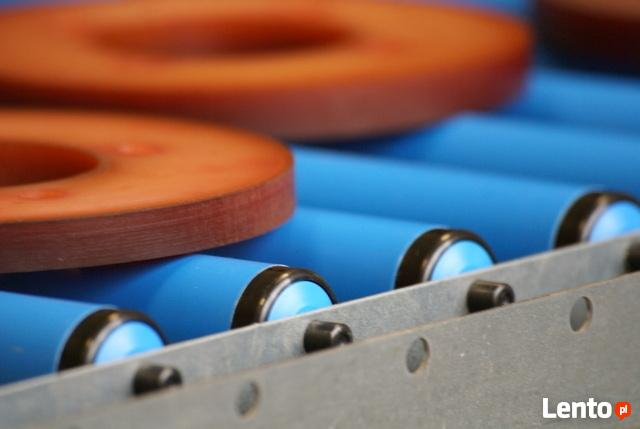 Rolki z PCV 40x2,3/420 - transport paczek, skrzynek, pudeł