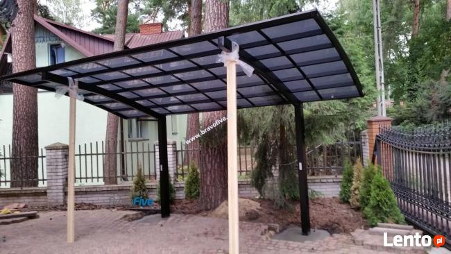 Wiata garażowa Aluminiowa VELA PORT 5x2,7m,Carport, Wiata