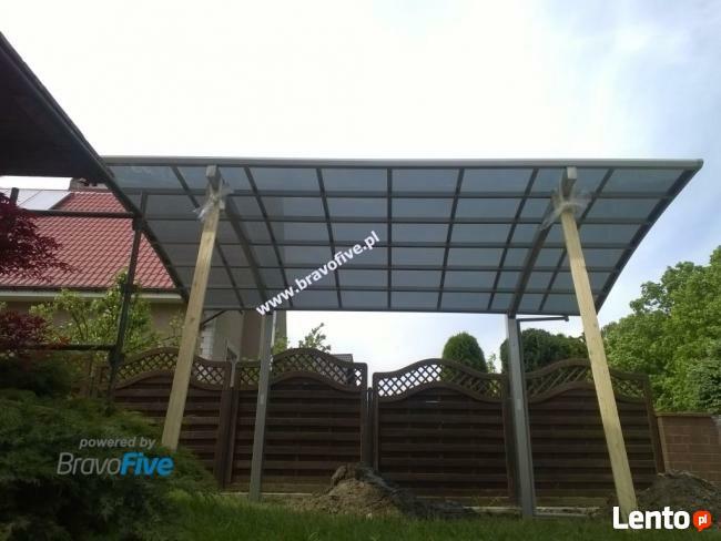 Wiata garażowa Aluminiowa VELA PORT 5x2,7m,Carport, Wiata
