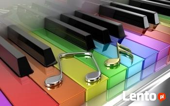 Nauka gry na pianino, keyboard