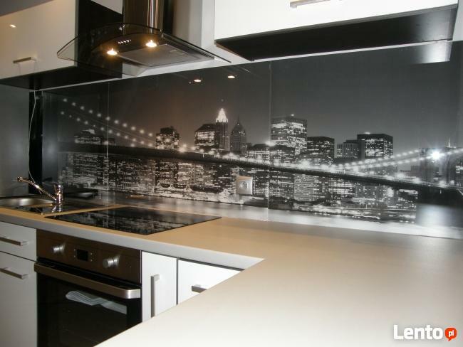 Penele szklane do kuchni,łazienki -Szafy z nadrukiem