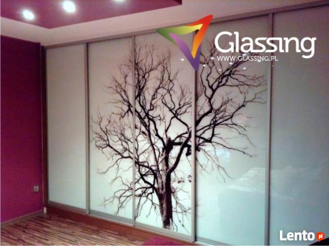 Penele szklane do kuchni,łazienki -Szafy z nadrukiem