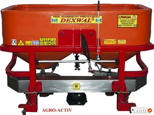 Rozsiewacz Nawozów Tornado 600L/850kg LIFT DEXWAL AGRO-ACTIV